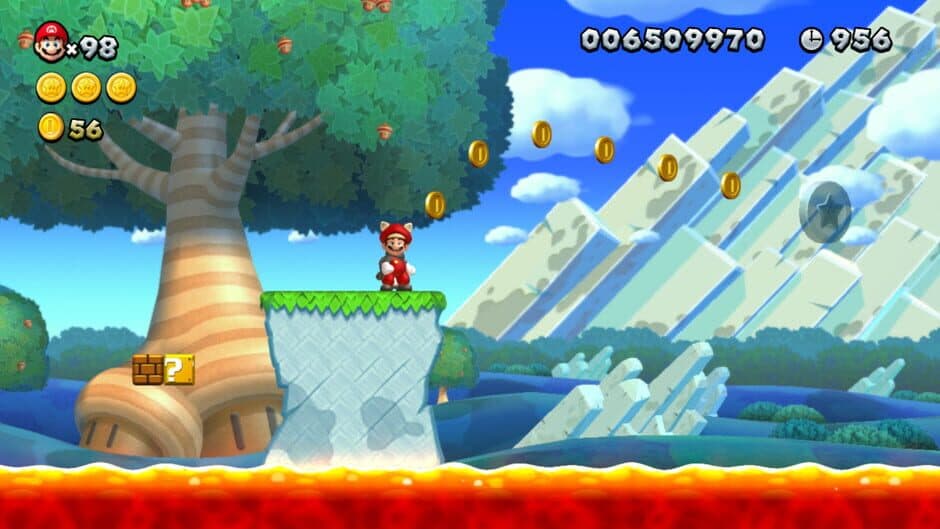 New Super Mario Bros. U but the Floor is Lava screenshot 1