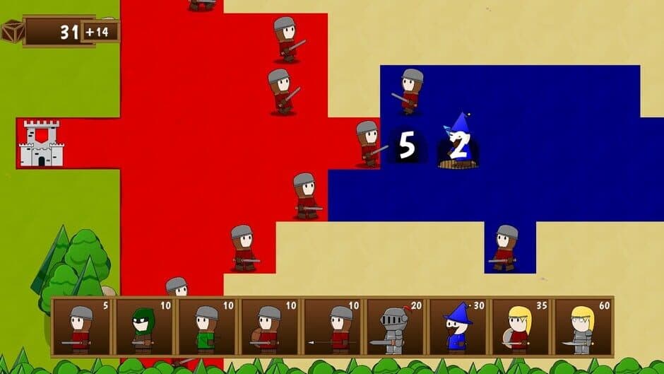 Fantasy Mercenary Wars screenshot 1