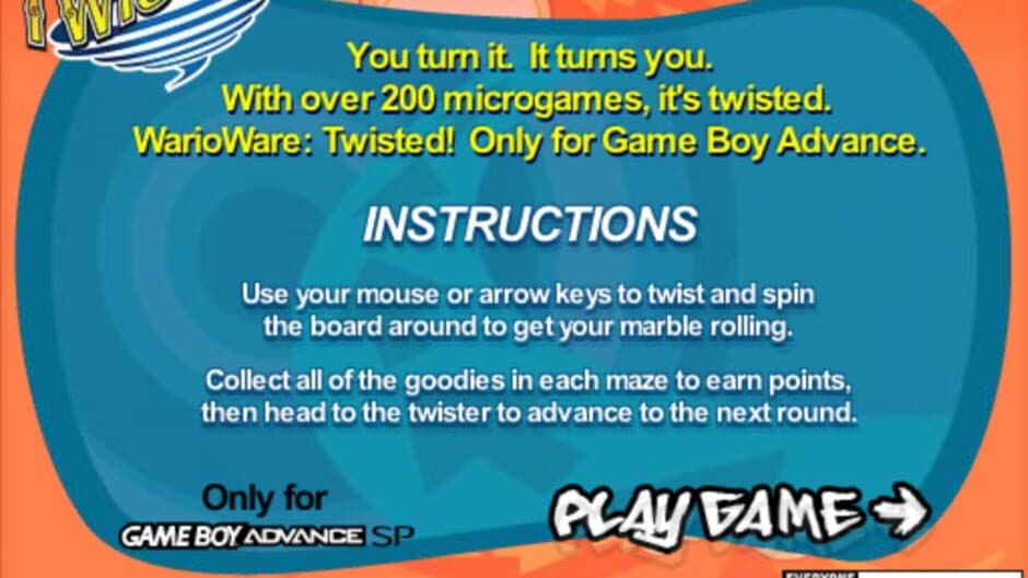 WarioWare: Twisted! - Marble Maze Game screenshot 1