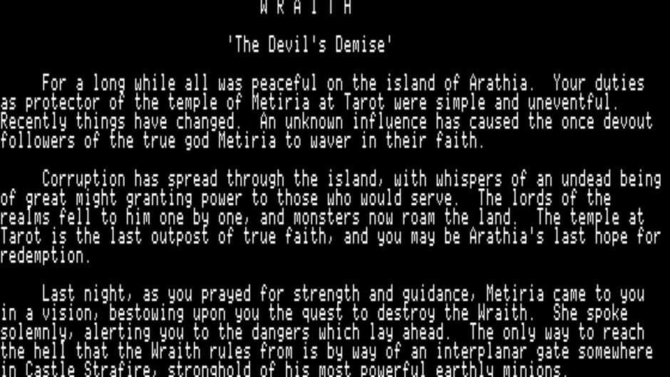 Wraith screenshot 2