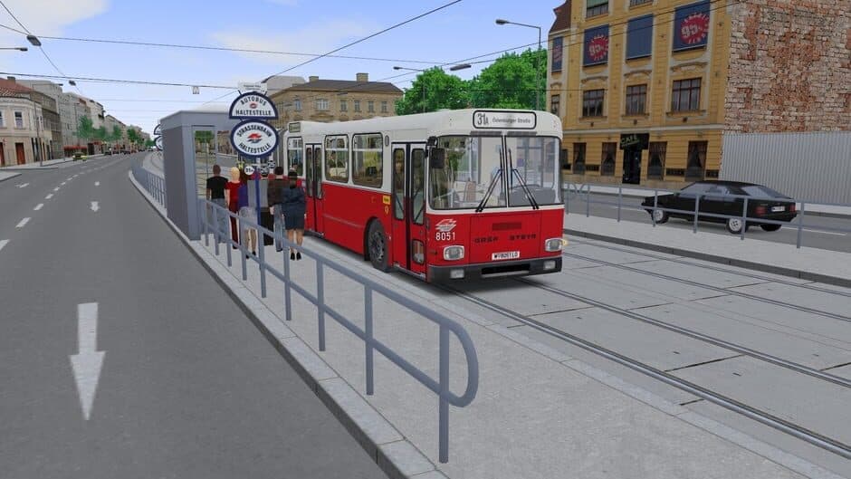 OMSI 2: Steam Edition - AI-Articulated Bus for Vienna screenshot 4