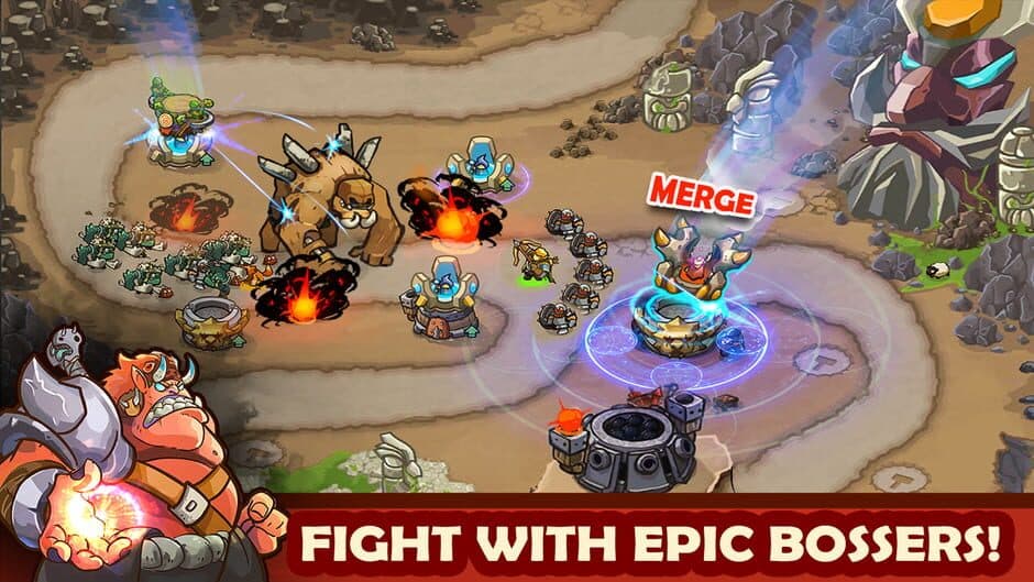 King of Defense: Merge TD screenshot 1