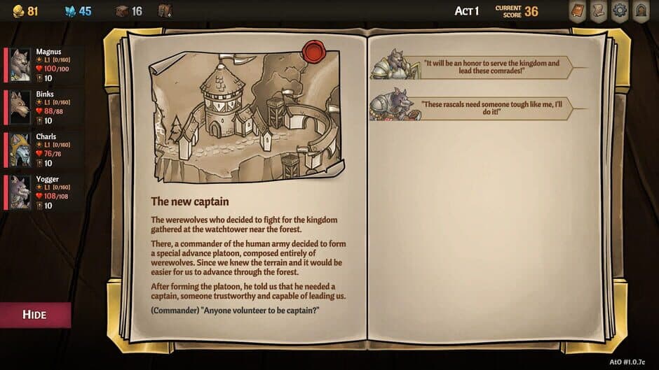 Across the Obelisk: The Wolf Wars screenshot 1