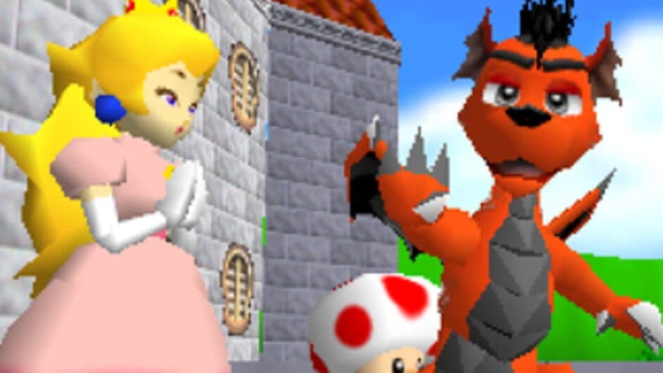 Super Mario 64: Play as a Dragon! screenshot 1