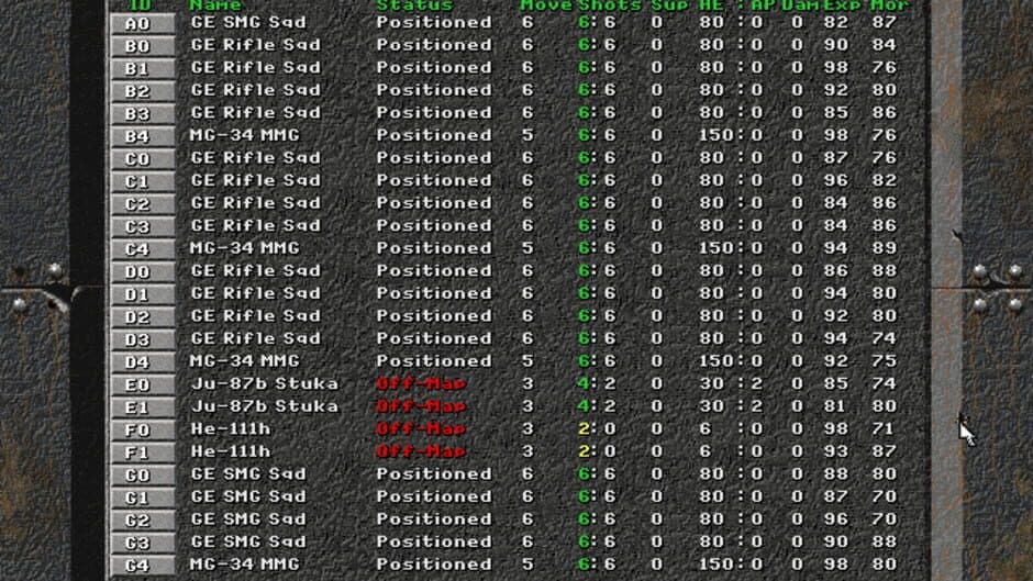 Steel Panthers screenshot 3