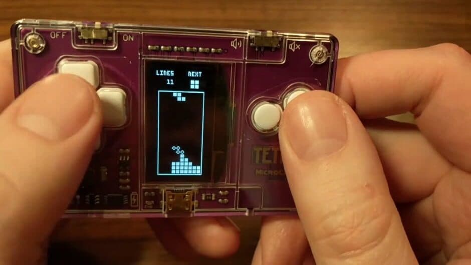 Tetris MicroCard screenshot 2