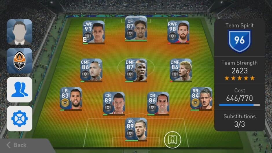 PES 2018 Mobile screenshot 3