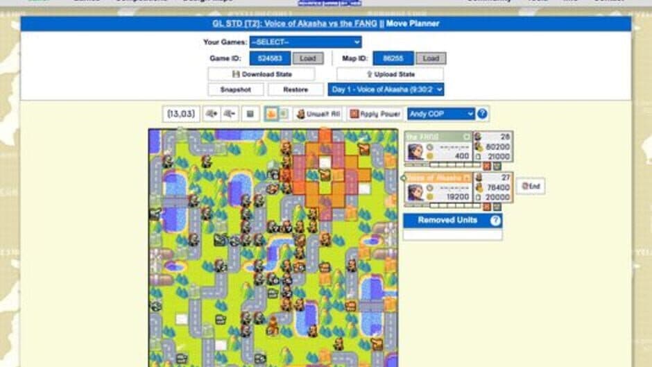 Advance Wars by Web screenshot 2