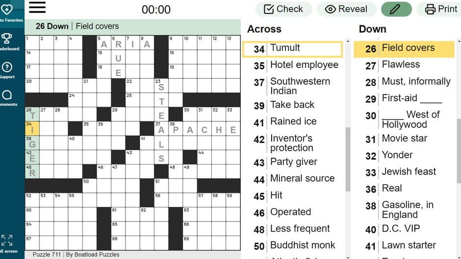 The Daily Crossword screenshot 2