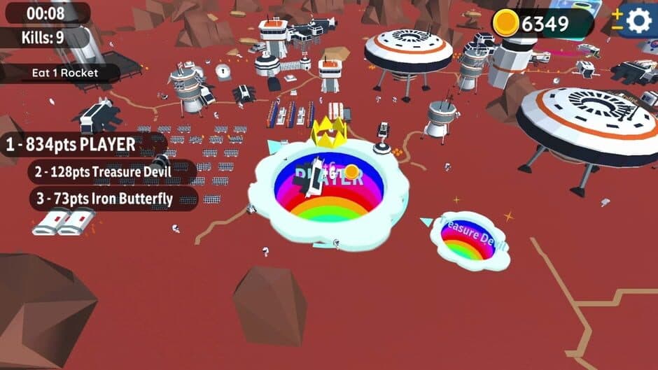 Hole io: Red Planet DLC screenshot 4