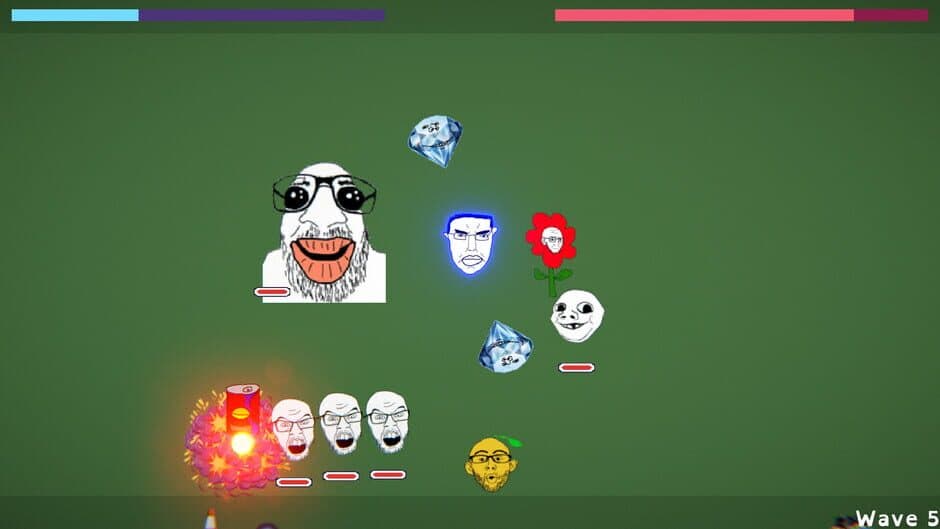 Gem Defender: Soyjak Survivors screenshot 1