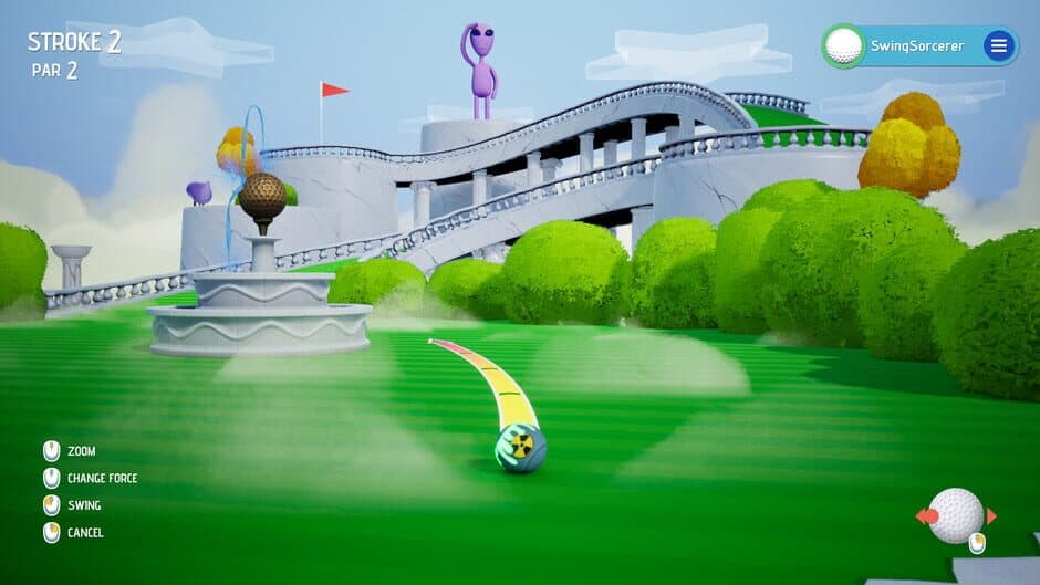 Minigolf Galaxy: Green Valley screenshot 2