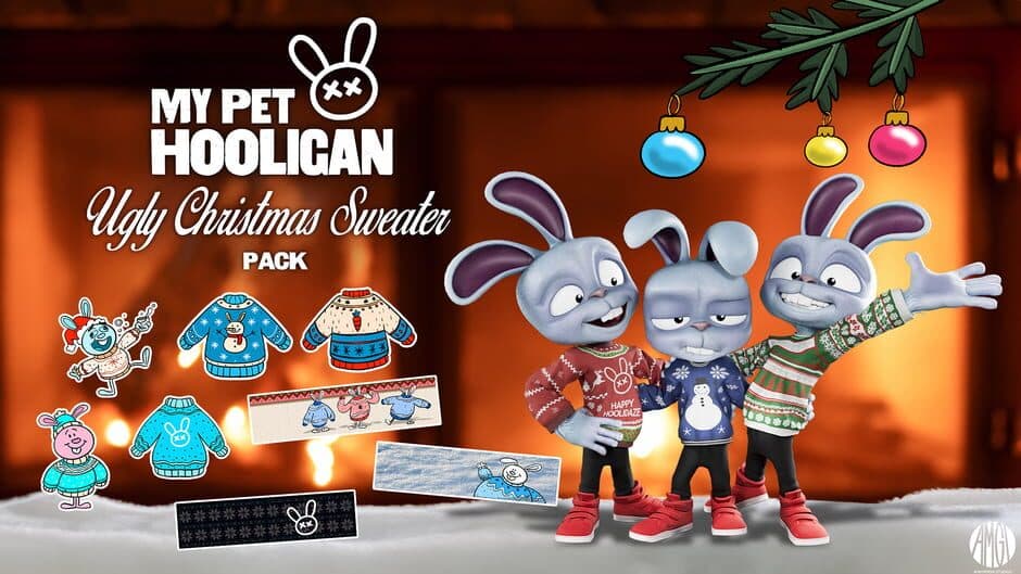 My Pet Hooligan: Ugly Christmas Sweater Pack screenshot 1