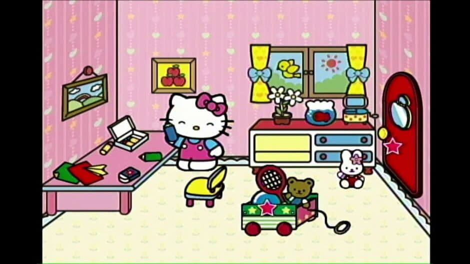 Hello Kitty no Hiragana Katakana Onamae Kaitemiyou screenshot 2