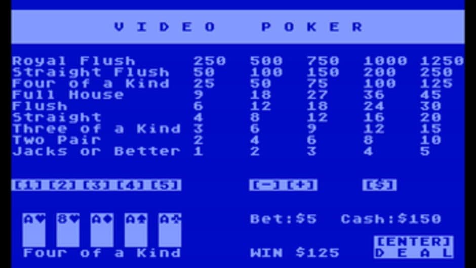 Jacks or Better Video Poker screenshot 2
