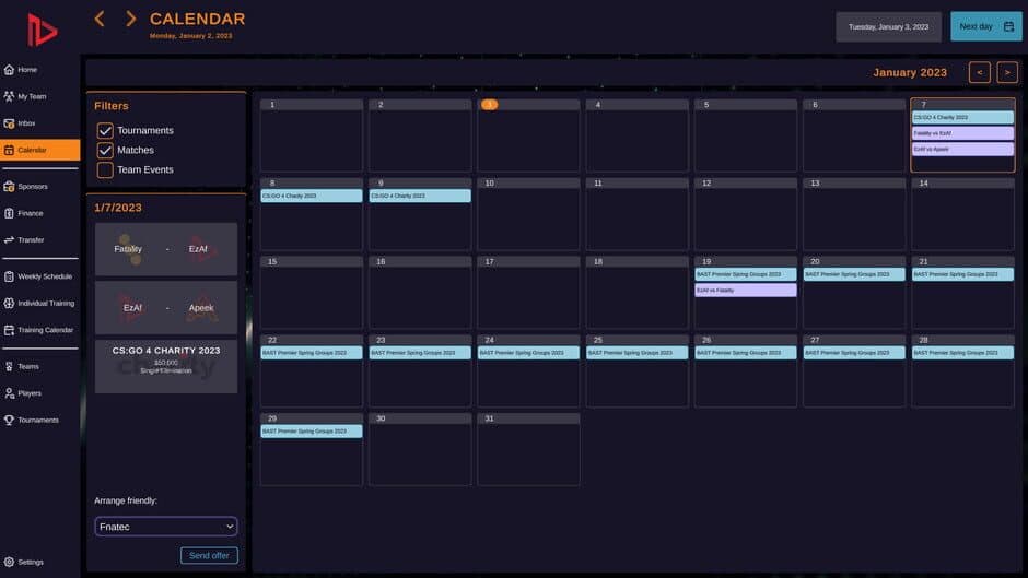 FPS Pro Team Manager screenshot 4