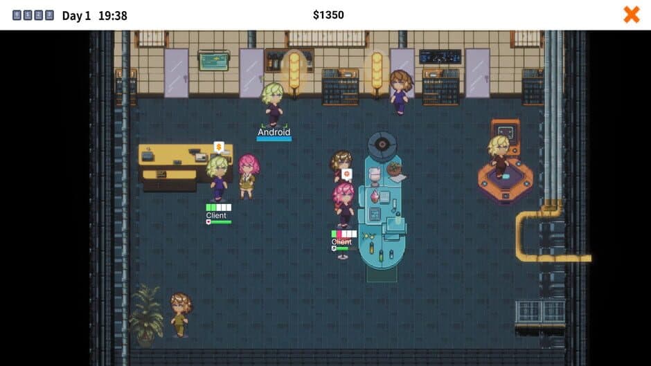 Synthetica: Cyber Club Manager screenshot 1