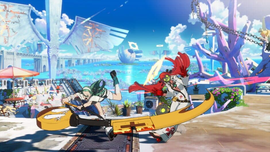 Guilty Gear: Strive - Additional Battle Stage: Fallen Prayer, Engulfed Lives screenshot 1
