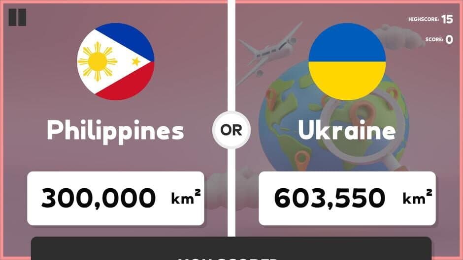 Which Country Is Larger? screenshot 4