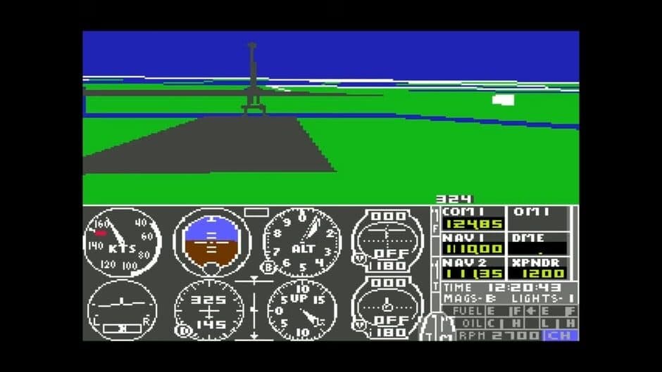 Flight Simulator II screenshot 2