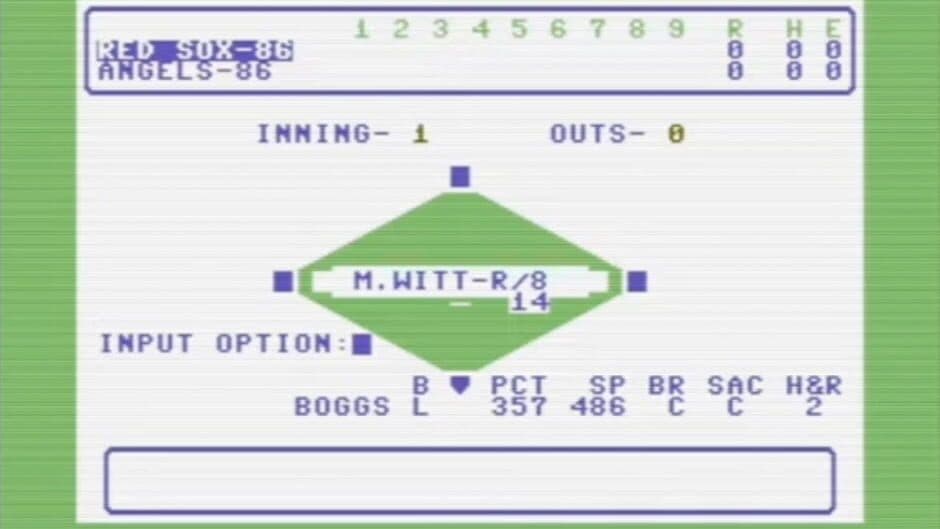 Computer Statis Pro Baseball screenshot 1