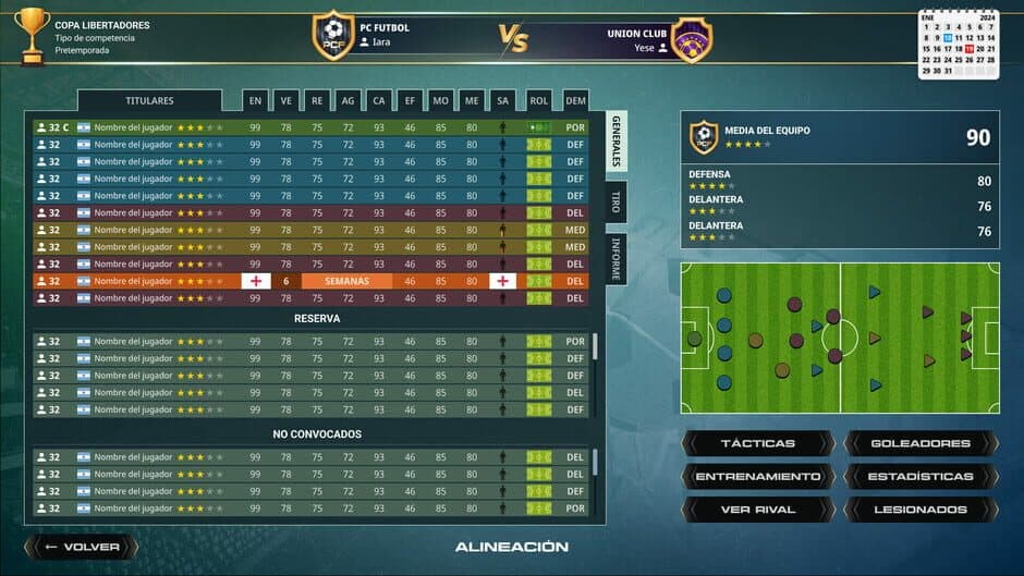 PC Futbol 8 screenshot 4