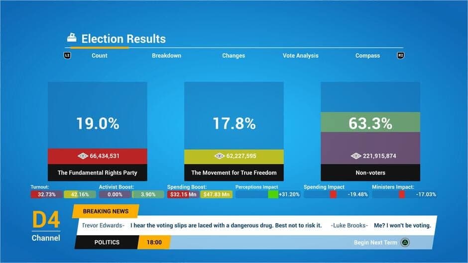 Democracy 4: Console Edition screenshot 1