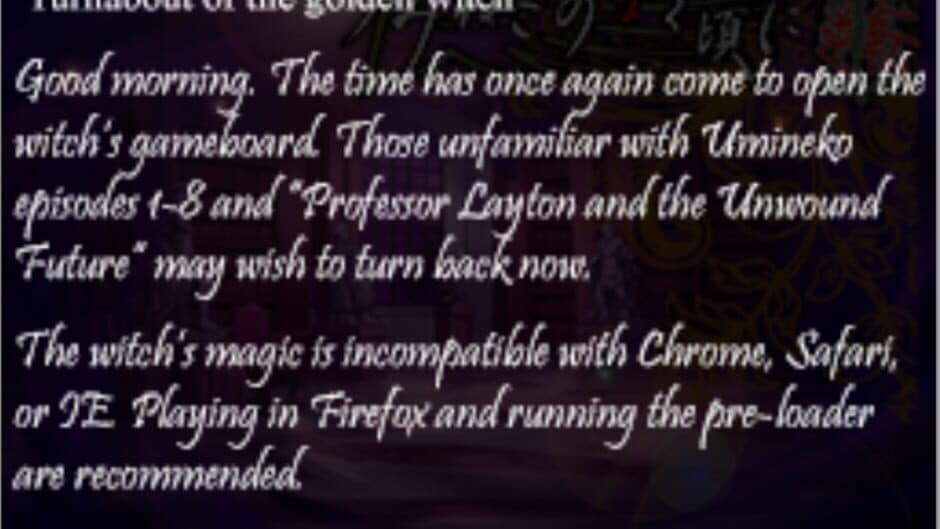 Professor Layton and the Turnabout of the Golden Witch screenshot 1