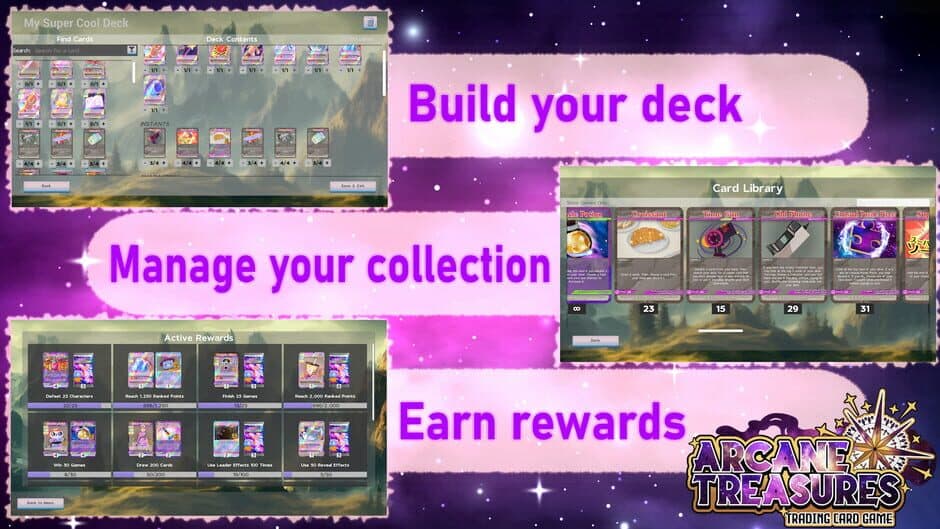 Arcane Treasures: Trading Card Game screenshot 2