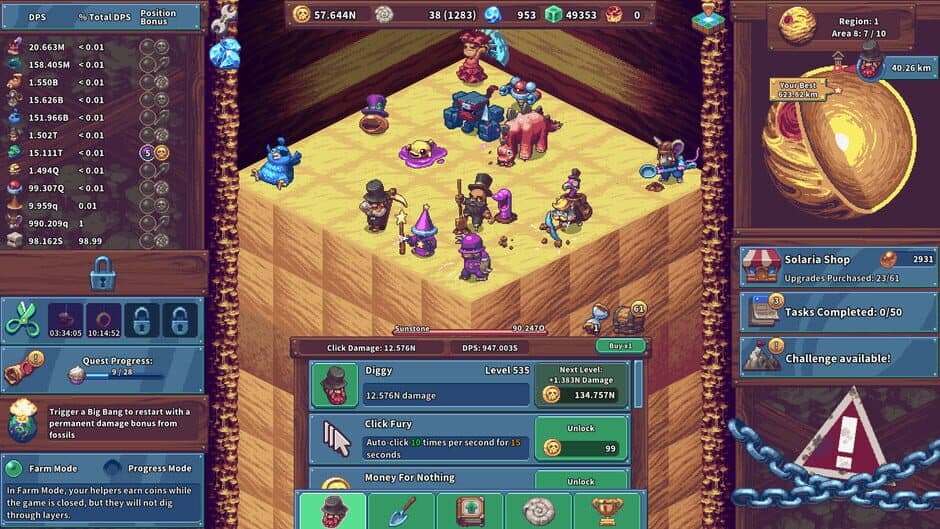 Click Click Dig: Idle Mine screenshot 1
