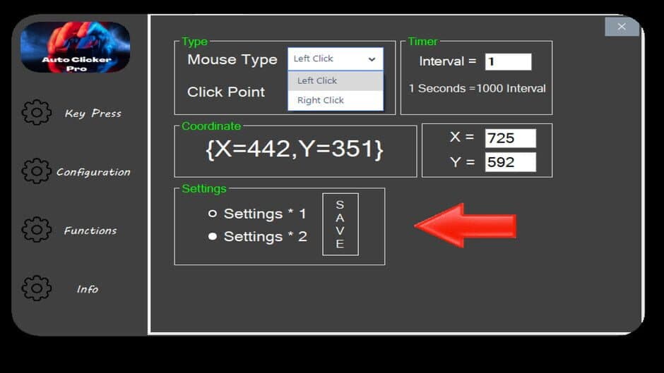 Auto Clicker Pro screenshot 1