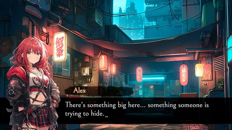 Cyberpunk Paradise Elysium: The Visual Novel screenshot 1