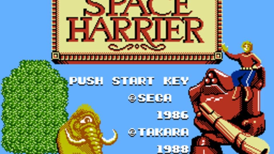 Space Harrier screenshot 2