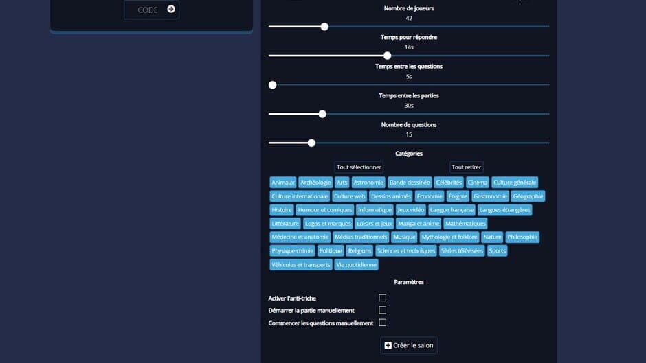 sQuiz screenshot 1