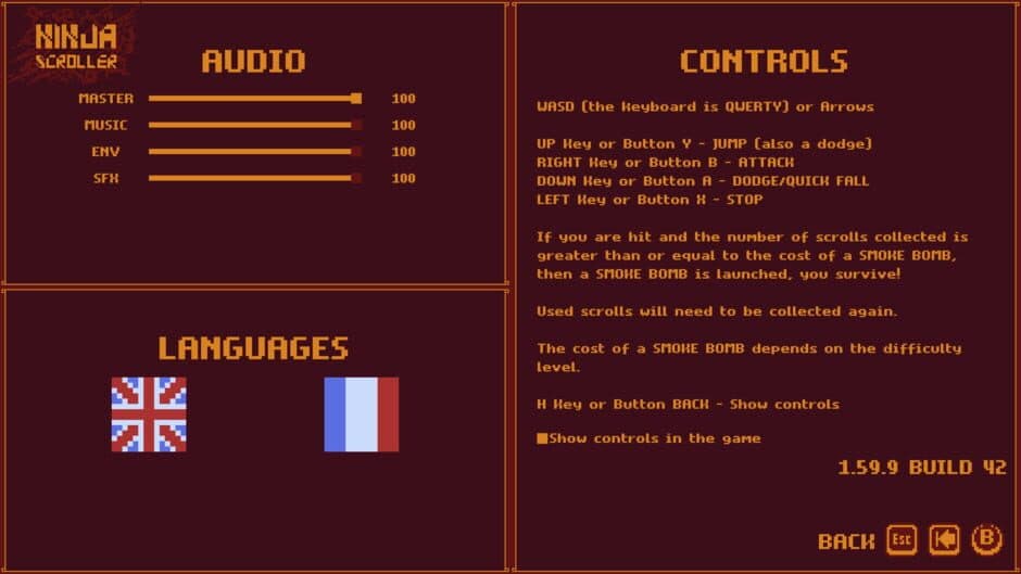 Ninja Scroller screenshot 2