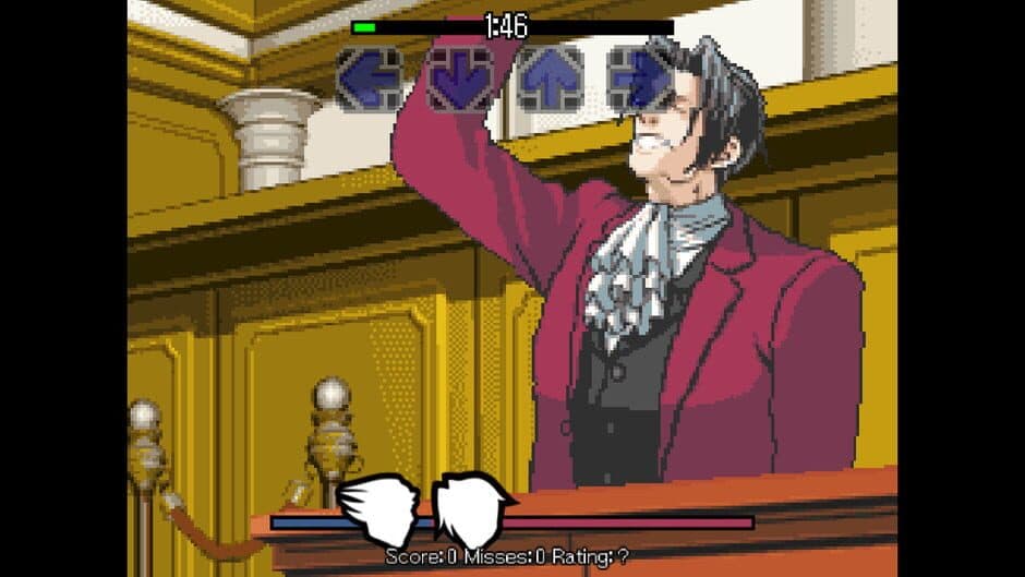 FNF x Ace Attorney: Turnabout screenshot 1