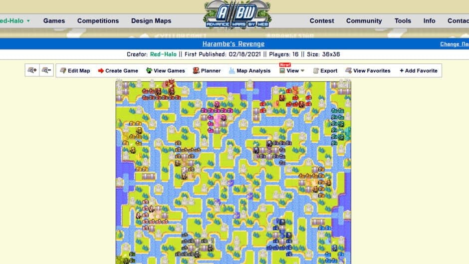 Advance Wars by Web screenshot 1