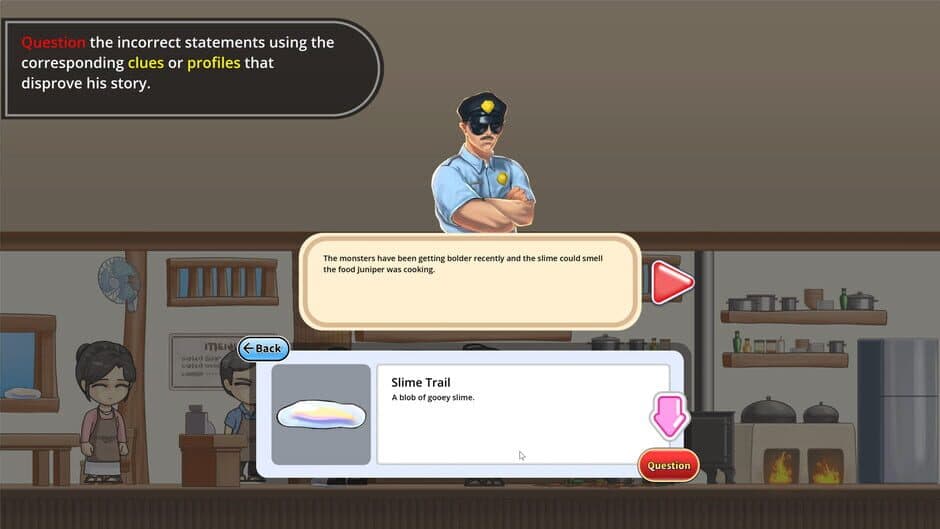 Slime in a Trench Coat: A Cooking Mystery screenshot 3