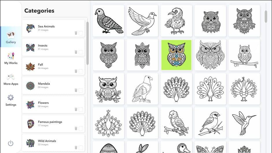 Coloring Book for Adults 2: Full Version screenshot 1