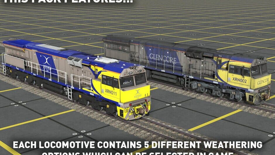 Trainz 2019: C44aci Locomotive - Xstrata/Glencore Pack screenshot 2