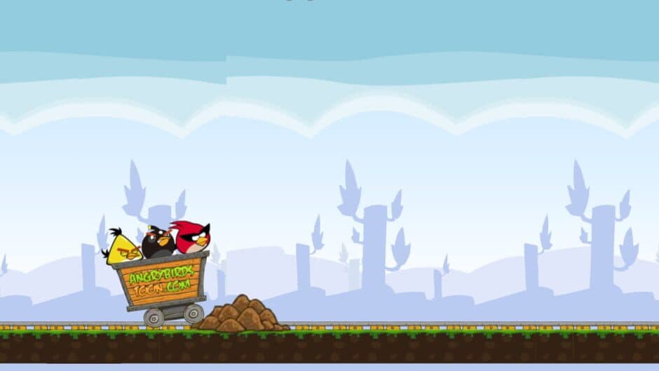 Angry Birds: Dangerous Railroad screenshot 1