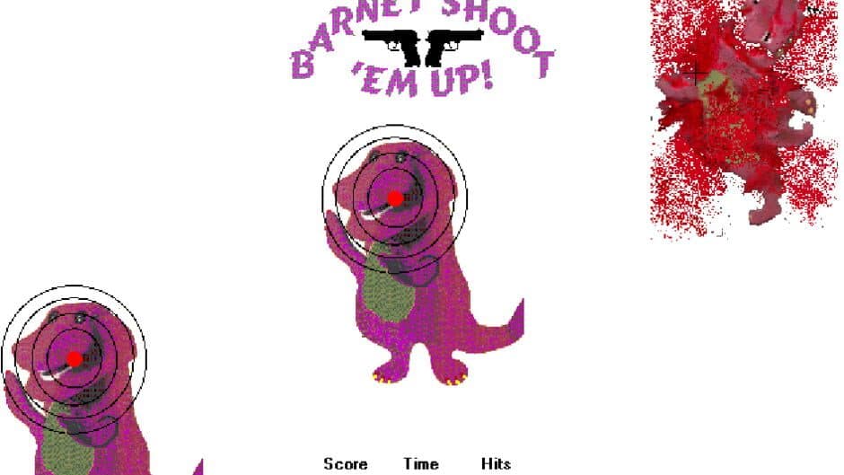 Barney Shoot 'Em Up screenshot 1