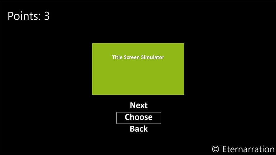 Title Screen Simulator screenshot 2