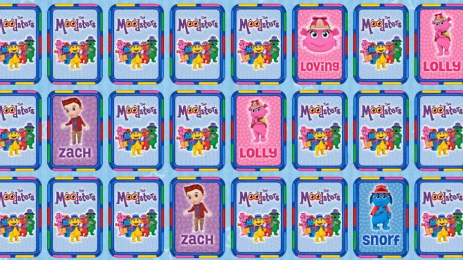 The Moodsters: Memory Match Game screenshot 1