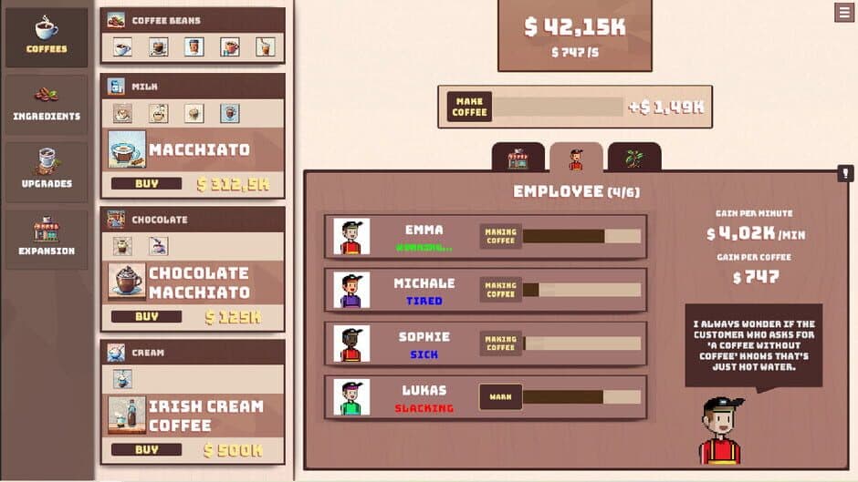 Conradito Cafézito screenshot 2