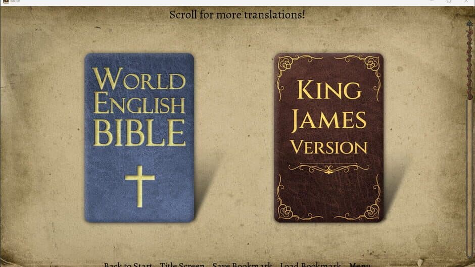 The Bible screenshot 2