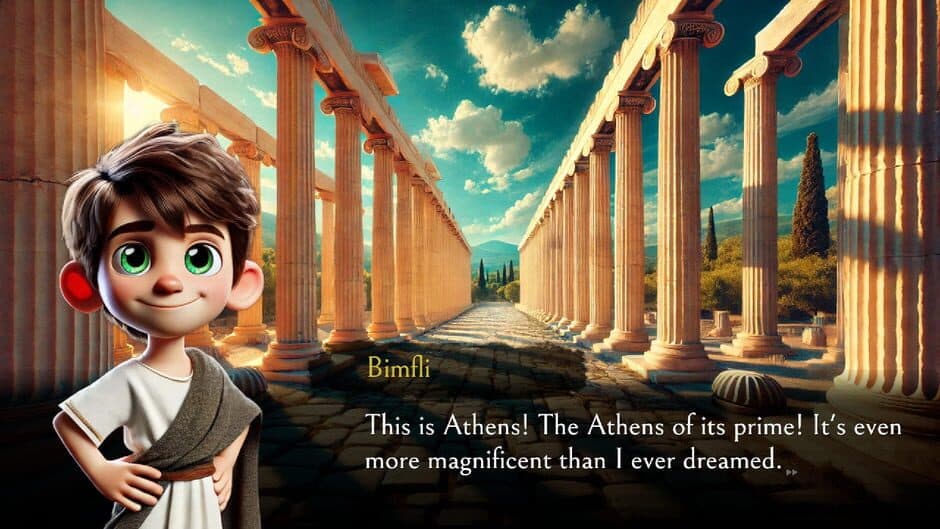 Bimfli and His Travels In Time: Greece screenshot 4