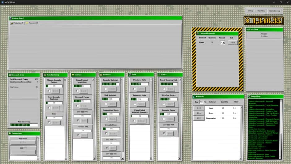 Military Incremental Complex screenshot 2