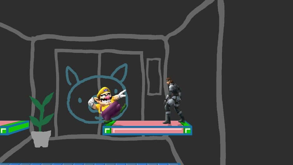 Super Smash Bros. Brawl: WarioWare w/ Anti-Camping Mechanics screenshot 1
