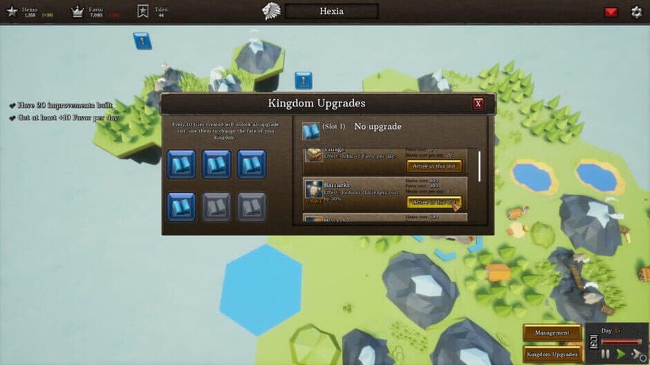 Hexia screenshot 2